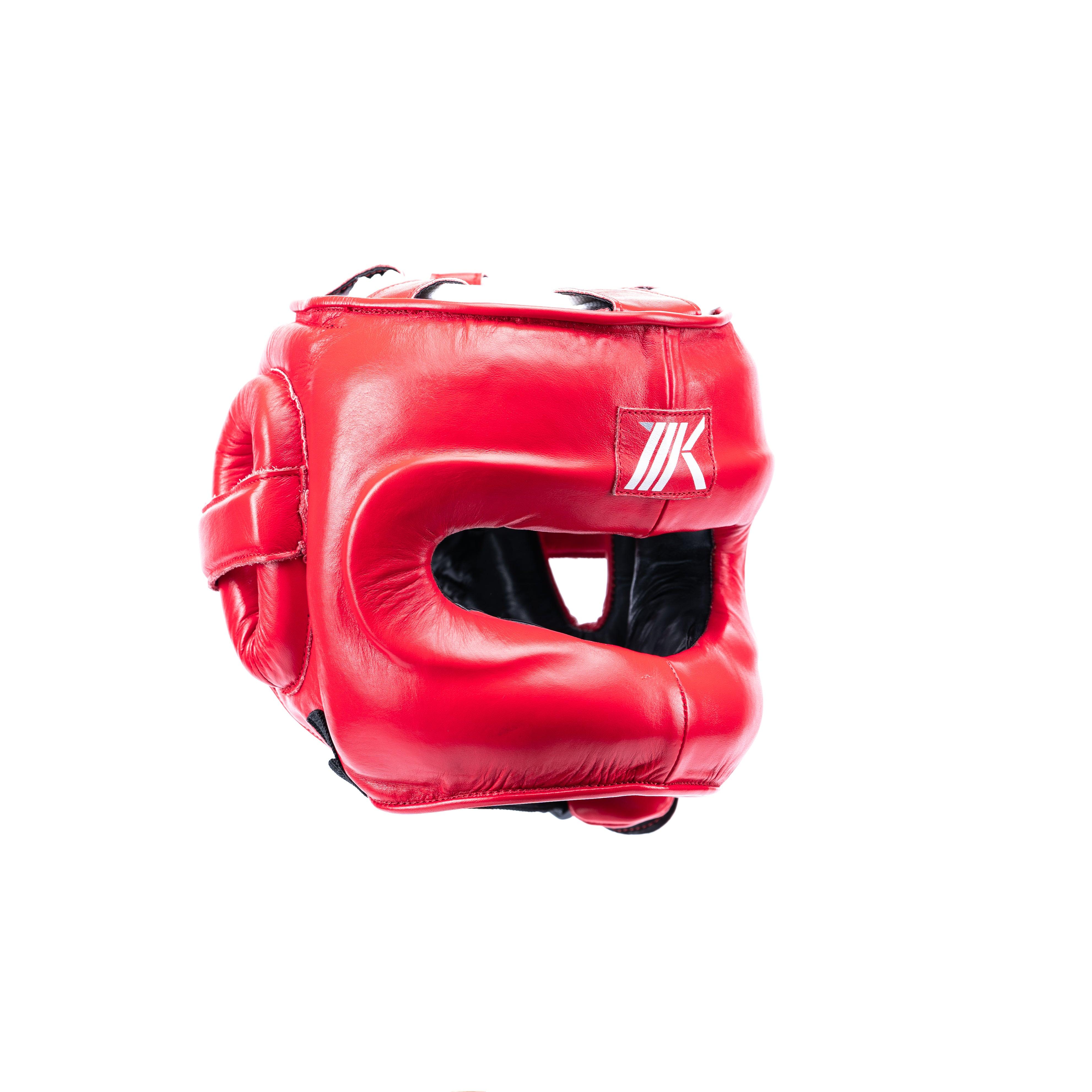 Select Open Face Boxing Headgear Red L